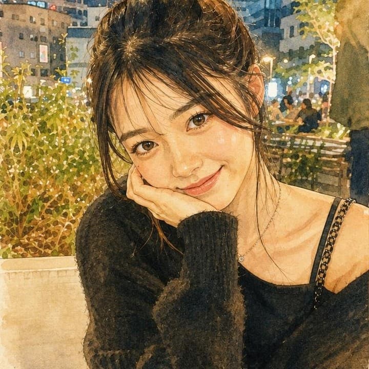 haru 탐색 화면 — 프로필 카드에서 상대의 보이스 인트로를 듣는 모습